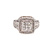 10K Gold & Diamond Illusion Set Bridal Ring