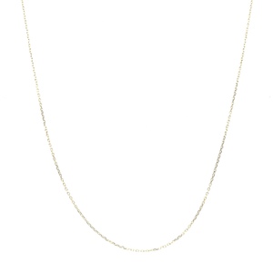 14K Gold Box Necklace