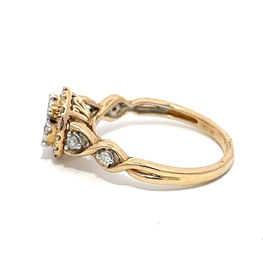 CLEARANCE! 10K Gold & Diamond Bridal Ring - 50% OFF!