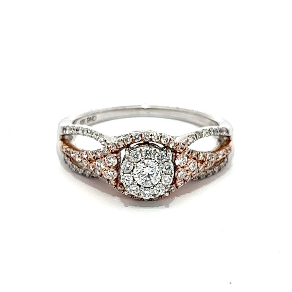 CLEARANCE! 10K Gold & Diamond Bridal Ring - 50% OFF!