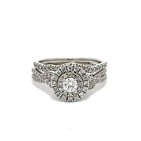 CLEARANCE! 10K Gold & Diamond Soldered Bridal Set - 50% OFF!