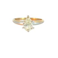  14K Yellow Gold Diamond Bridal Ring