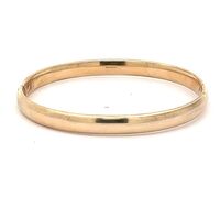 10K Gold Bangle Bracelet