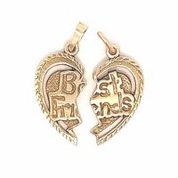 14K Gold "Best Friends" Charms