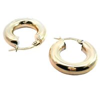  10K Yellow Gold Hoop Earrings