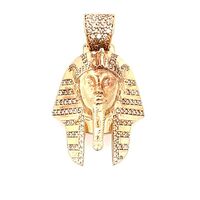 14K Gold Egyptian Pharaoh Charm
