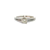  14K White Gold Bridal Ring