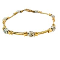  10K Yellow Gold Fancy Diamond Bracelet