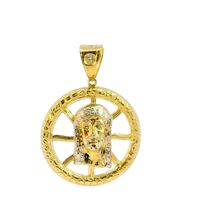  10K Yellow Gold Religious Charm