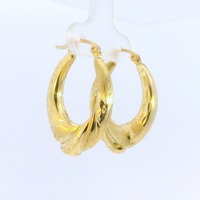  10K Yellow Gold Hoop Earrings