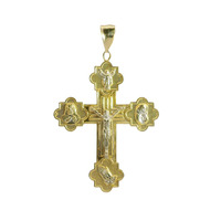  14K Yellow Gold Cross Charm