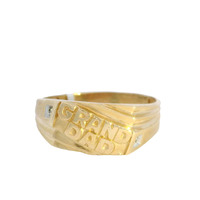  10K Yellow Gold "Grand Dad" Ring