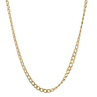  14K Yellow Gold Curb Necklace