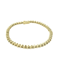  14K Gold Diamond Tennis Bracelet
