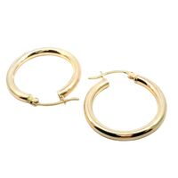 10K Yellow Gold Hoop Earrings