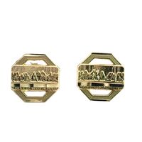 10K Yellow Gold Last Supper Earrings