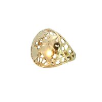 10K Yellow Gold Globe Ring