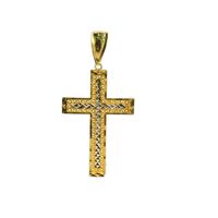  10K Yellow Gold Cross Charm