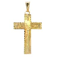  14K Yellow Gold Cross Charm