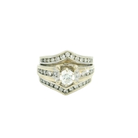  14K Gold & Diamond Bridal Ring
