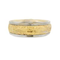 14K Gold Two Tone Band