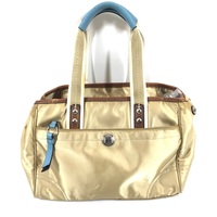 Coach Gold & Blue Purse