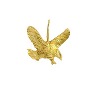  14K Yellow Gold Eagle Charm