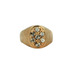  14K Gold & Diamond Cluster Ring