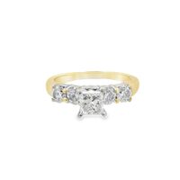 14K Gold & Diamond PPF Bridal Ring
