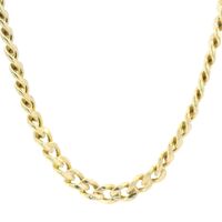  10K Yellow Gold Curb Necklace