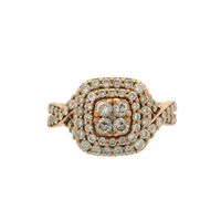 14K Gold & Diamond Bridal Ring