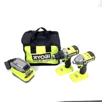 Ryobi Combo Kit with battery, charger and case