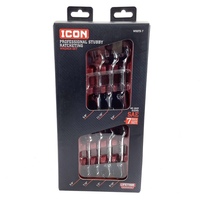 Icon 7-Piece Pro Stubby Ratcheting Wrench Set 
