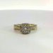  10K Yellow Gold Diamond Bridal Ring