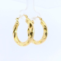  14K Yellow Gold Hoop Earrings