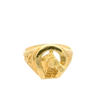 10K Gold Horseshoe Ring