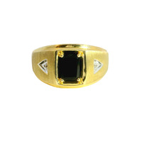  10K Yellow Gold Onyx Ring