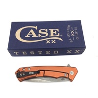 Case Orange Anodized Aluminum Marilla Pocket Knife