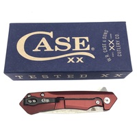 Case Red Anodized Aluminum Kinzua Pocket Knife