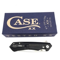 Case Embellished Black Anodized Aluminum Kinzua with Tanto Blade