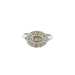  18K Gold Diamond Cluster Ring