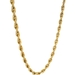  14K Gold Solid Rope Chain