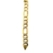 10K Gold Diamond Cut Curb Bracelet