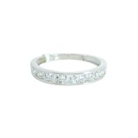 14K White Gold Lab Grown Diamond Band