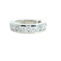 14K White Gold Lab Grown Diamond Band