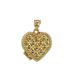  10K Yellow Gold Heart Locket Charm