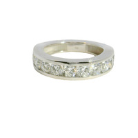 14K White Gold Lab Grown Diamond Band