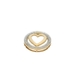  10K Gold Diamond Heart Pendant