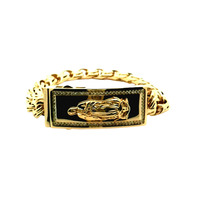 14K Gold Fancy Men's Bracelet