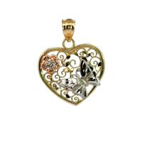 10K Yellow Gold Butterfly Charm